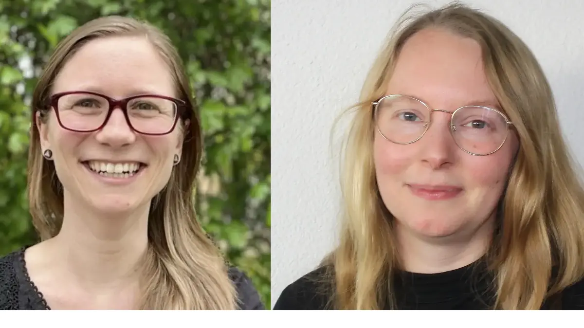 Tina Czada (links) und Julia Braun von der Arbeitsstelle „Sprache in Südwestdeutschland“ des Tübinger Ludwig-Uhland-Instituts für Empirische Kulturwissenschaft