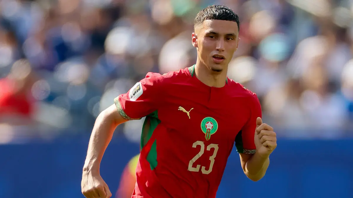 France v Morocco: Quarter Final - FIFA World Cup, WM, Weltmeisterschaft, Fussball 2026 Bilal El Khannouss of Morocco running during the FIFA World Cup 2026 Quarter Final match between France and Morocco at Boston Stadium on July 9, 2026 in Foxborough, United States. Foxborough Boston Stadium MA United States Copyright: xAllstarxPicturexLibraryxLtdx