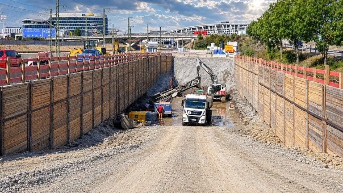 Stuttgart 21 Pfaffensteigtunnel Flughafen Stuttgart