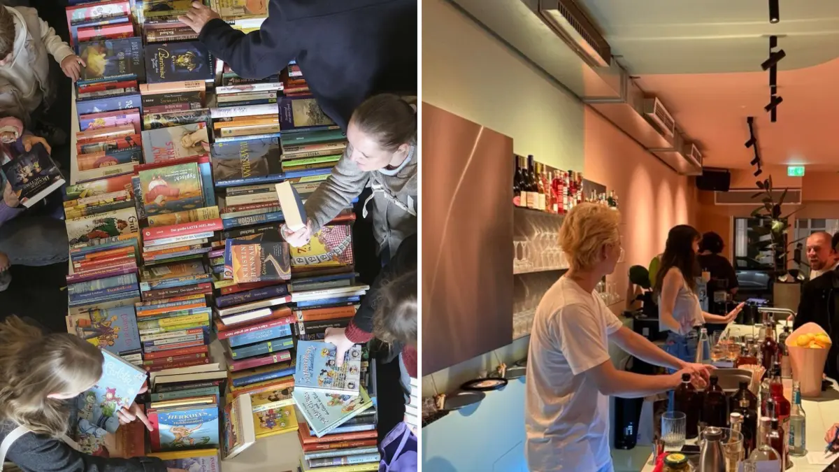 Bücher für den guten Zweck spenden und nebenbei Drinks sippen - am kommenden Wochenende ist das in der Flamingo Bar möglich.