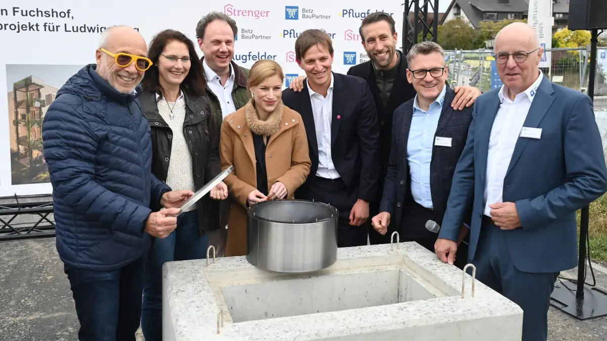 Ludwigsburg Grundsteinlegung Fuchshof