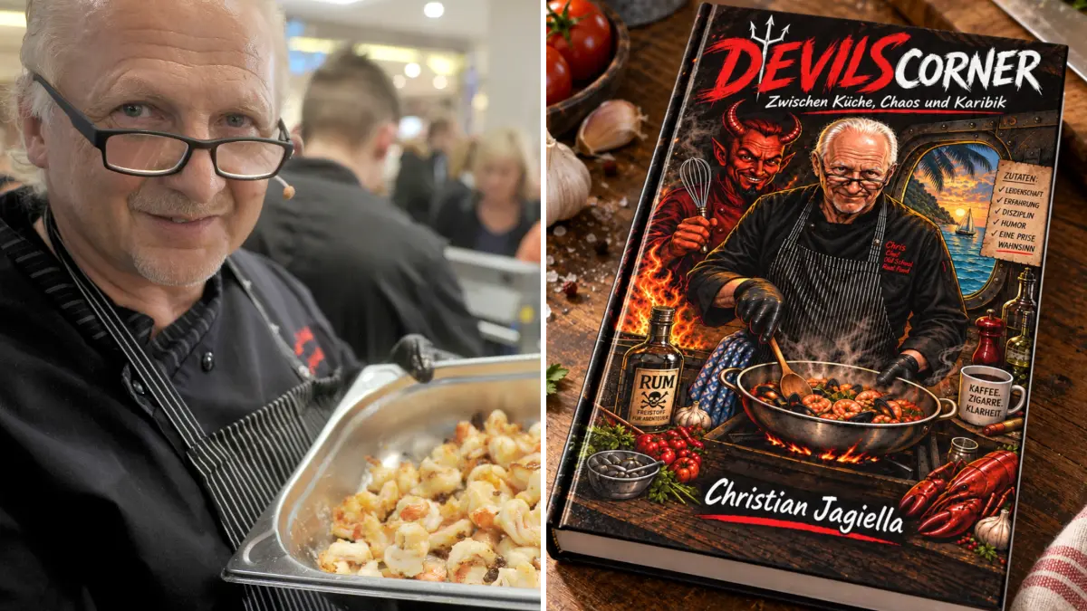 Christian Jagiella, von 1984 bis 2017 Pächter des Restaurants Schiff in Aldingen, hat ein ungewöhnliches Buch namens "Devils Corner" über seine Erfahrungen als Gastwirt veröffentlicht.