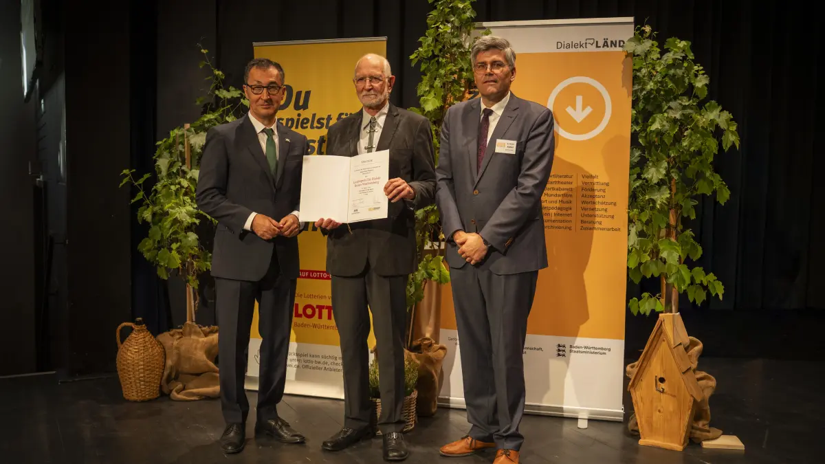 Dialekte-Preis für Klaus-Dieter Reichert aus Steinenbronn