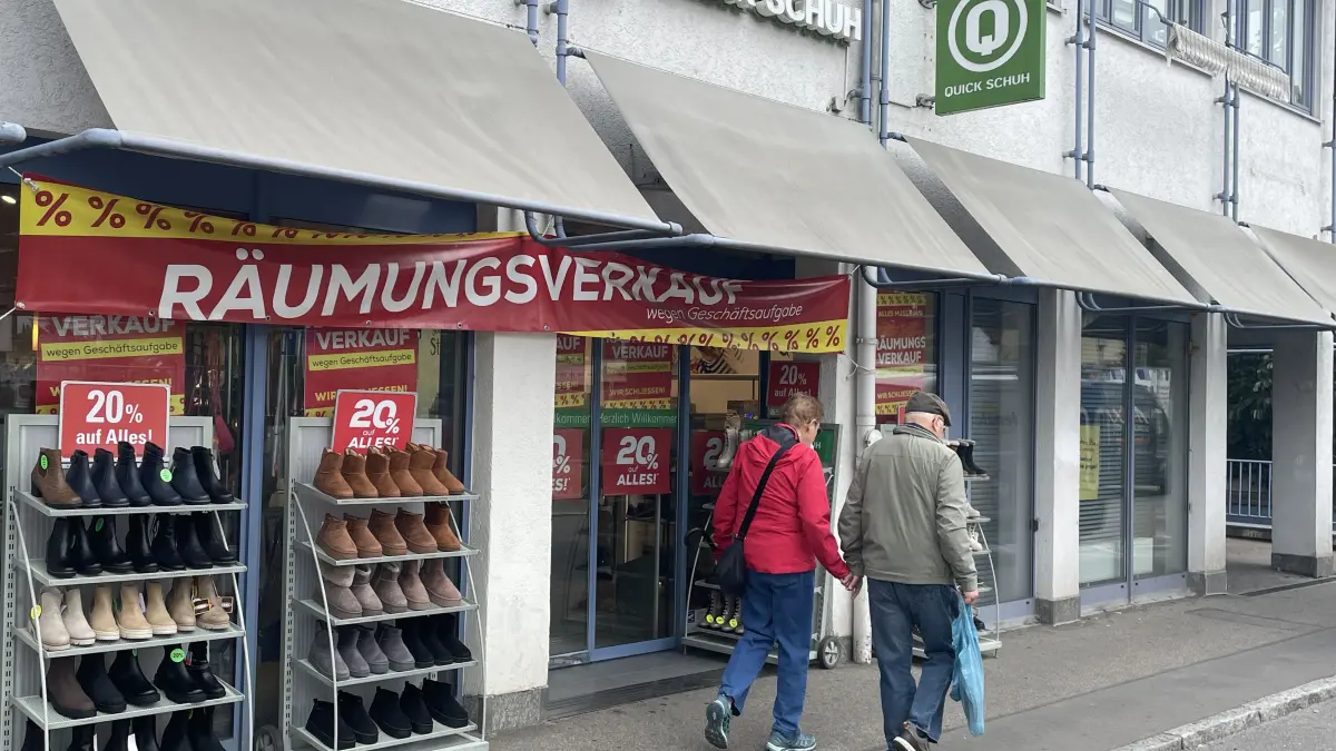 Quick Schuh in Esslingen schließt.