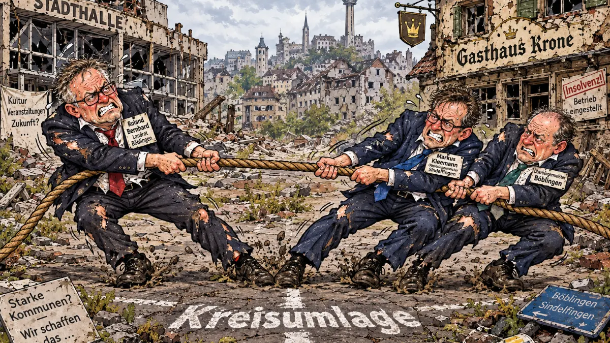 Humor from Böblingen: Levy in disarray