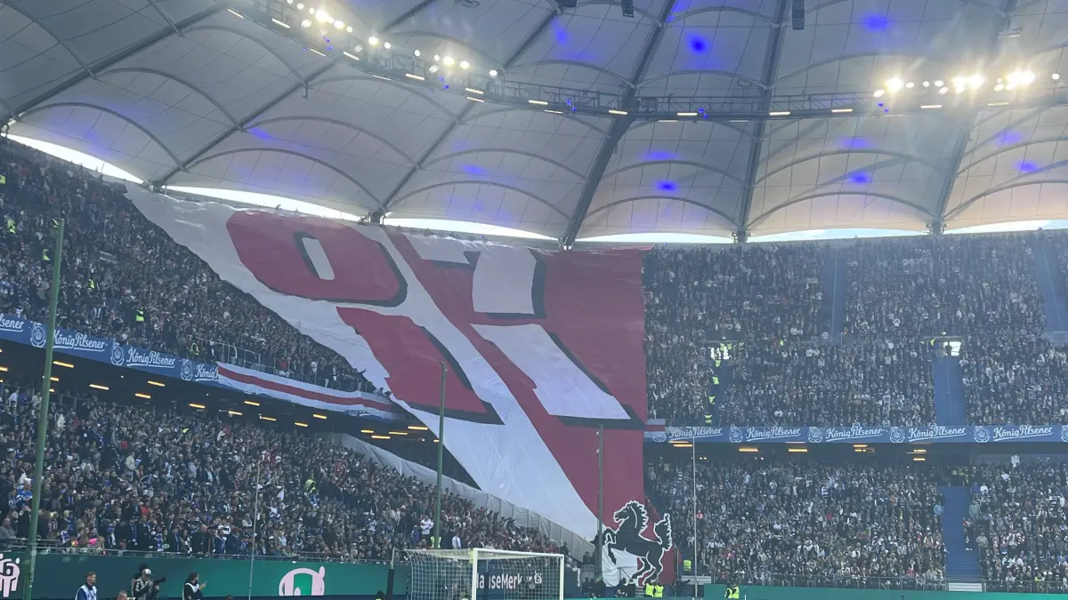 VfB Choreo in Hamburg.