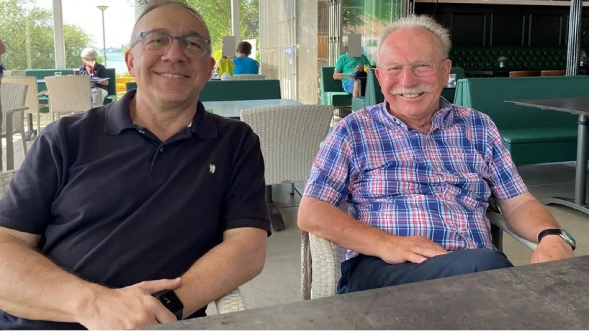 Michael Brumage und Wolfgang Knäble