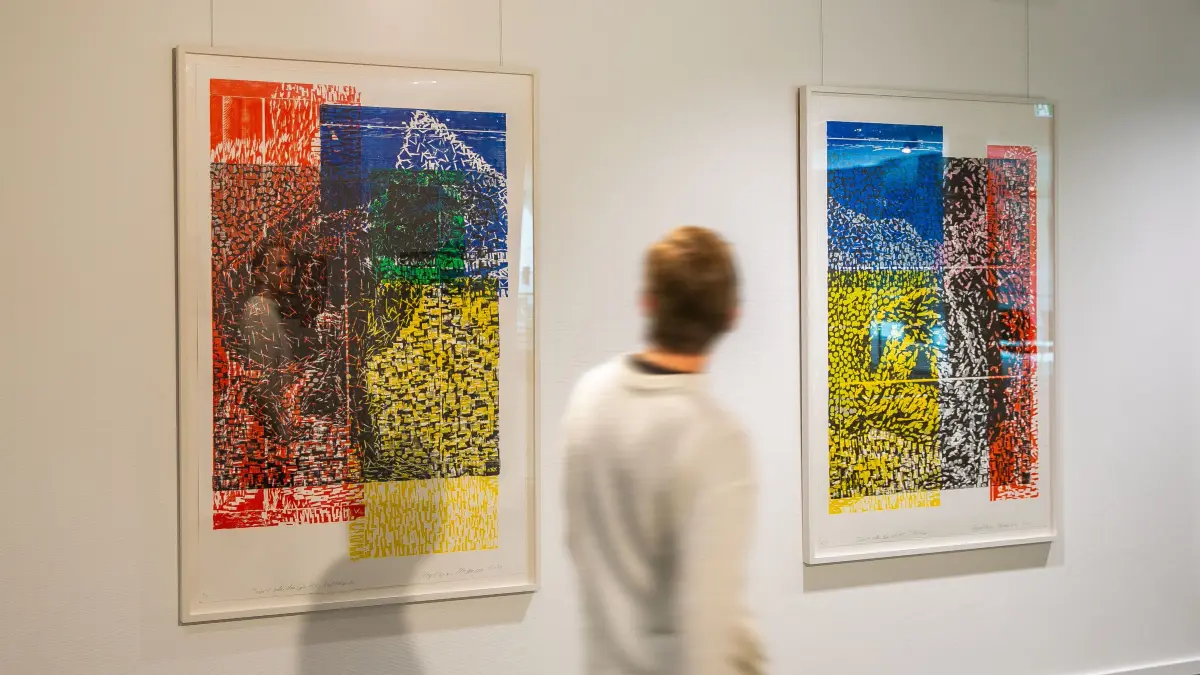 foto: Roberto Bulgrin
22. 10. 2026
Esslingen, Im Esslinger Landratsamt ist eine neue Ausstellung „Matrix und Motiv“ von Matthias Mansen zu sehen