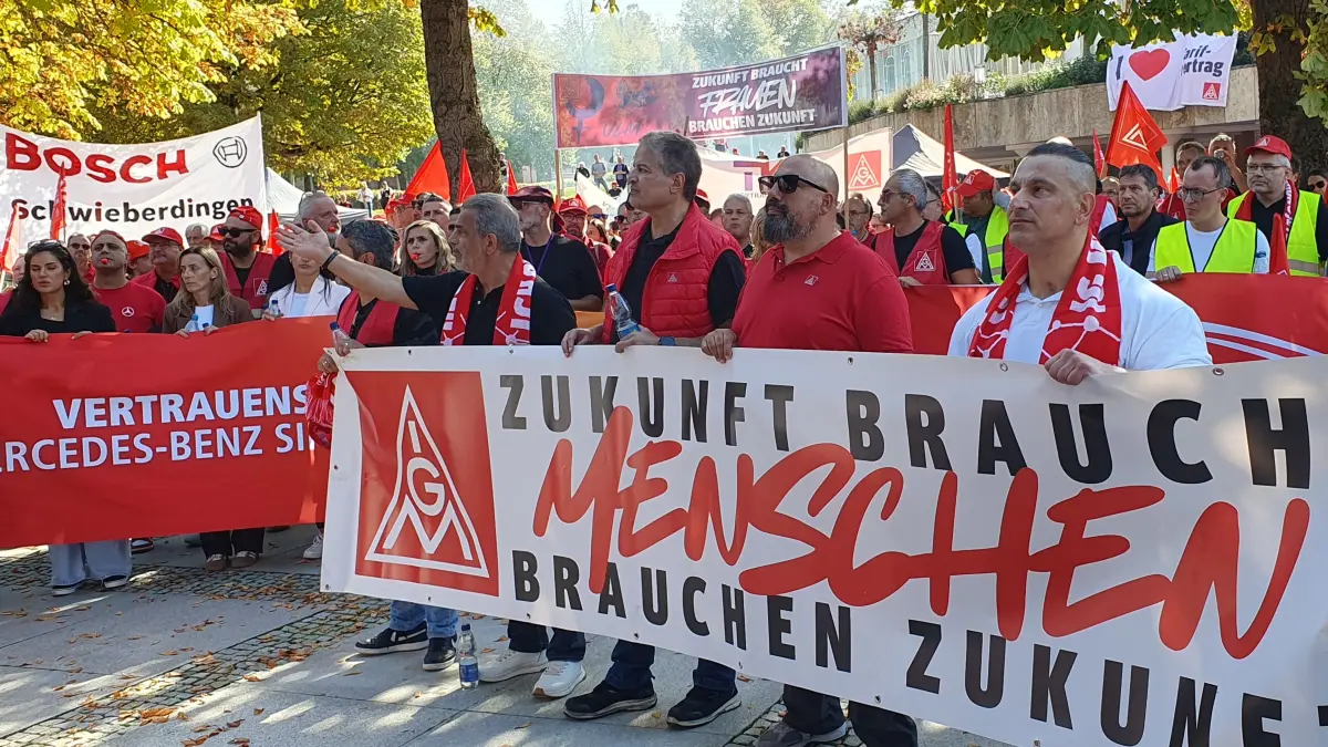 IG Metall Protest Ludwigsburg