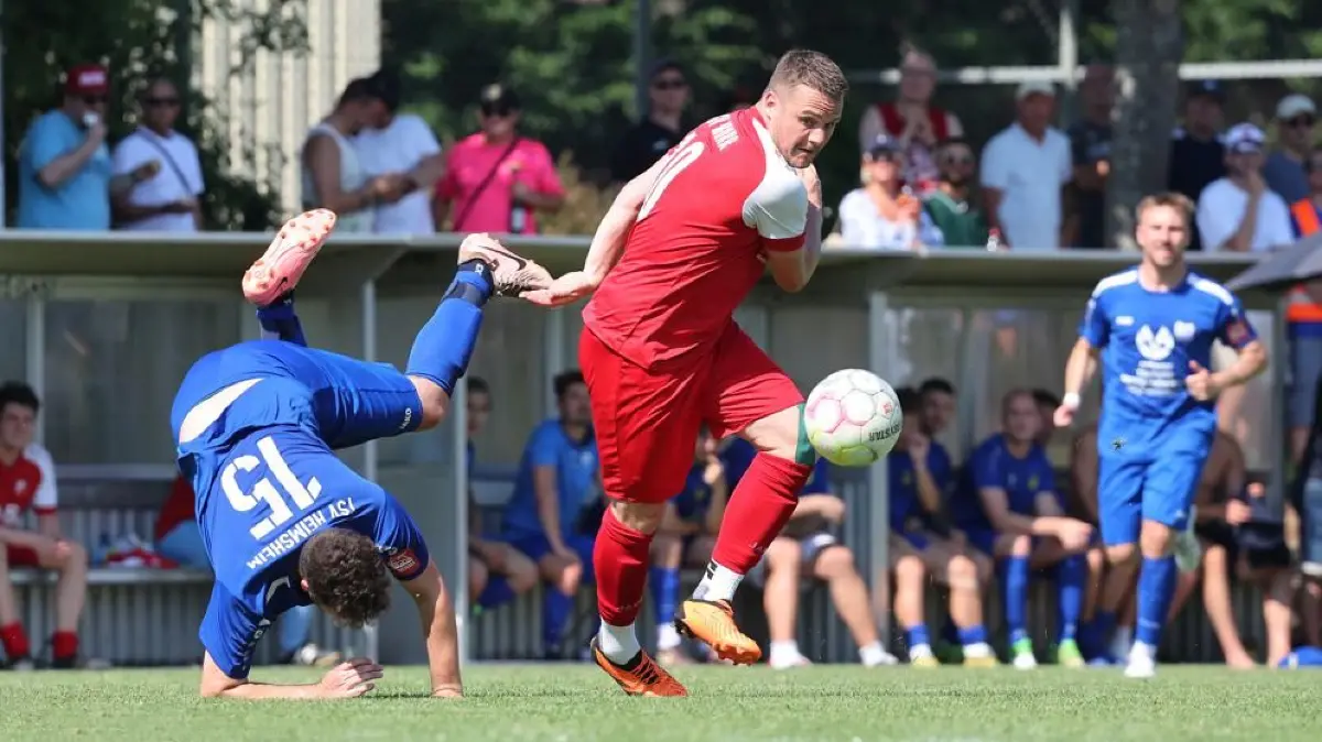 Christian Krauß gelang das entscheidende 3:1 für den SGV Murr gegen