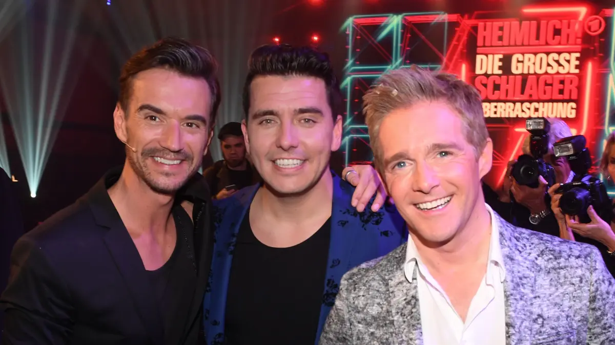 Florian Silbereisen, Jan Smit und Christoff De Bolle bildeten das Trio "Klubbb3".