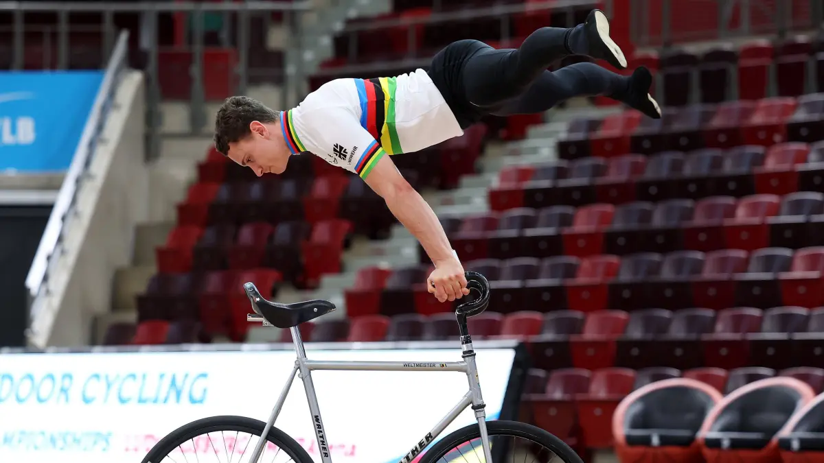2026.09.30, Deutschland, Ludwigsburg, Radsport UCI Hallenrad-WM 2026 PK, Philipp-Thies Rapp *** September 30, 2026, Germany, Ludwigsburg, Cycling: 2026 UCI Indoor Cycling World Championships Press Conference, Philipp Thies Rapp