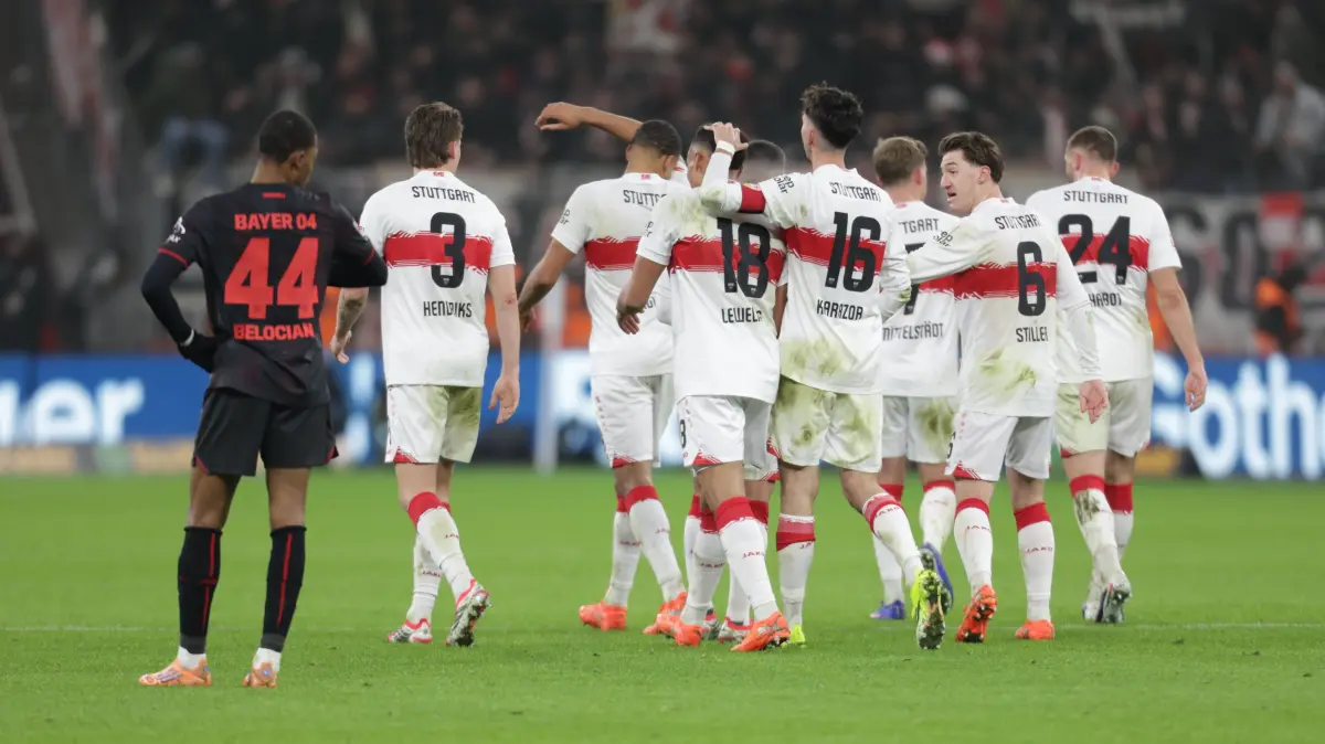 Am Saisonende qualifizierte sich der VfB als Vierter für die Champions League - mit drei Punkten Vorsprung vor Leverkusen und damit auch dank des 4:1-Auswärtssiegs im Januar.